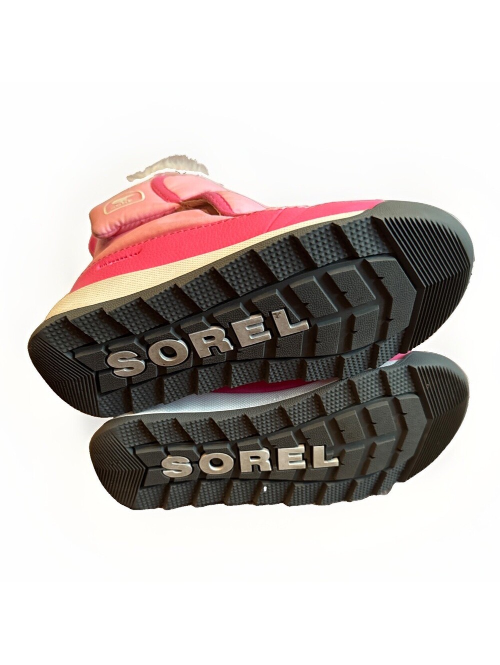 Sorel Whitney III Strap Mid Waterproof Snow Boots Little Girls Pink Size 12 - Picture 4 of 4